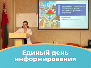 Единый день информирования на тему «Обеспечение безопасности жизнедеятельности: от кибератак до правил на дорогах»